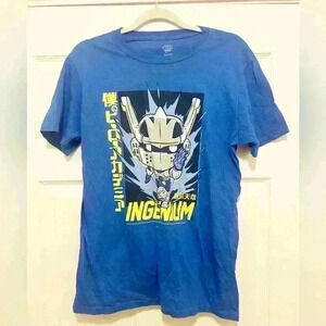 Pop Tee | Blue graphic T-shirt